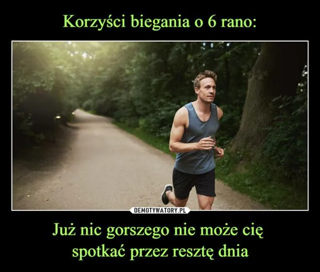Bieganie rano