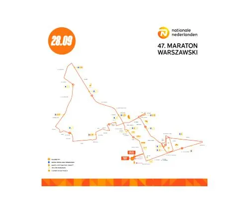 Trasa maratonu warszawskiego
